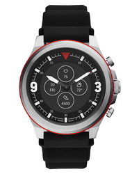 Fossil Latitude Hybrid Hr Chronograph Silicone Smart Watch