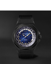 Girard Perregaux Laureato Absolute Wwtc Automatic 44mm Pvd Coated Titanium And Rubber Watch