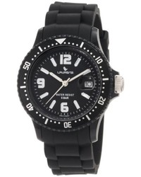 Laurens Unisex Gw41j900y Rotating Bezel Black Rubber Watch