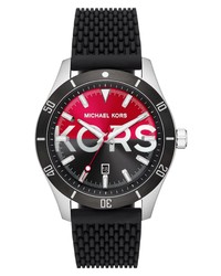 MICHAEL Michael Kors Layton Silicone Watch