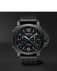 Panerai Luminor Yachts Challenge Automatic Flyback Chronograph 44mm Ceramic And Rubber Watch