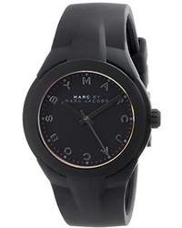 Marc by Marc Jacobs Mbm5537 Black Watch With Silicone Band