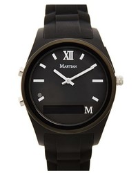 Martian Smartwatch Martian Watches Notifier Round Silicone Bracelet Smart Watch 43mm