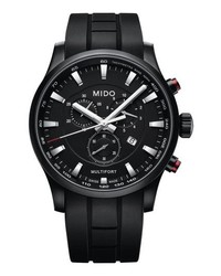 MIDO Multifort Chronograph Rubber Strap Watch