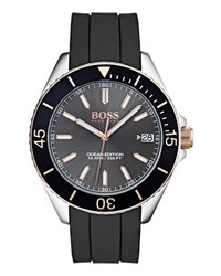 BOSS Ocean Rubber Strap Watch