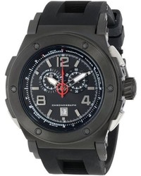 Orefici Unisex Orm1y4803 Regata Yachting Black Ion Plated Stainless Steel Watch With Black Rubber Band