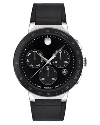Movado Sapphire Chronograph Rubber Strap Watch
