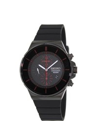Seiko Sndd61 Black Rubber Quartz Watch