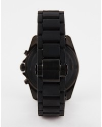 Emporio Armani Sigma Chronograph Watch In Black Ar6092