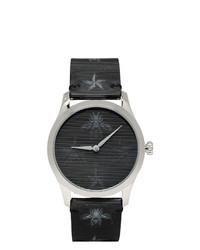 Gucci Silver Hologram Bee G Timeless Watch