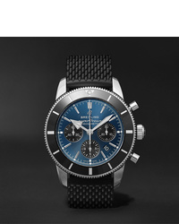Breitling Superocean Hritage Ii B01 Chronometer 44mm Stainless Steel And Rubber Watch Ref No Ab0162121c1s1