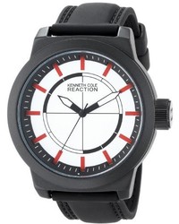 Kenneth Cole Reaction Unisex Rk1420 Street Fashion Analog Display Japanese Quartz Black Watch