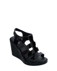 Melissa Peep Toe Platform Wedge Sandal