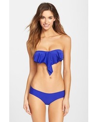 O'Neill Salt Water Solids Ruffled Bandeau Bikini Top