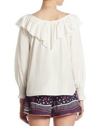 Marc Jacobs Ruffle Button Front Blouse