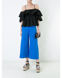 MSGM Tiered Ruffle Top