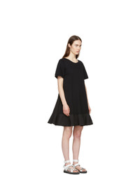 Moncler Black Short T Shirt Dress