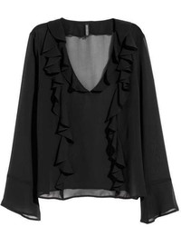 H&M Ruffled Blouse