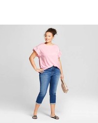 A New Day Plus Size Ruffle Sleeve T Shirt