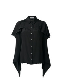 Black Ruffle Dress Shirt