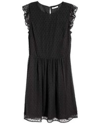 H&M Dress With Ruffled Sleeves