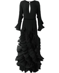 Capucci Ruffled Skirt Gown