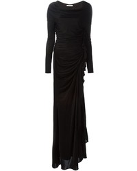 Givenchy Gathered Cascading Gown