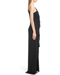 Givenchy One Shoulder Crepe Jersey Gown