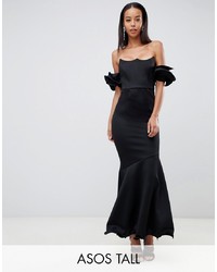 ASOS DESIGN Premium Tall Wired Bardot Maxi Dress