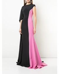 Christian Siriano Ruffled Capelet Gown