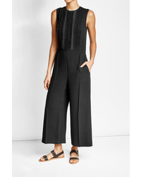 RED Valentino Crepe Jumpsuit With Ruffled Panels