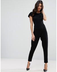 Asos Jersey Jumpsuit With Ruffle Detail
