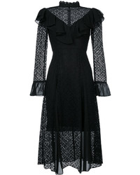 Temperley London Prairie Lace Ruffle Dress