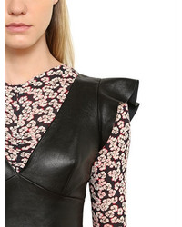 Isabel Marant Ruffled Leather Crop Top