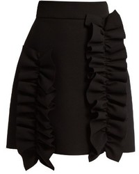 MSGM Ruffled Crepe Mini Skirt