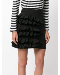 MSGM Ruffled Detail Mini Skirt