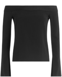 Roland Mouret Off The Shoulder Top With Ruffles