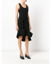 Givenchy Ruffle Trim Fitted Dress