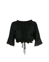Olympiah Tied Cropped Top