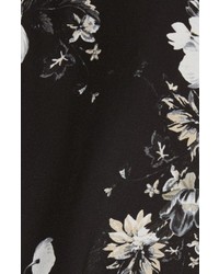 Erdem Floral Silk Ruffle Dress