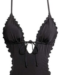 H&M Ruffle Trimmed Swimsuit