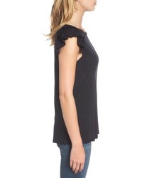 Current/Elliott The Double Ruffle Muscle Tee