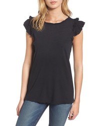 Current/Elliott The Double Ruffle Muscle Tee
