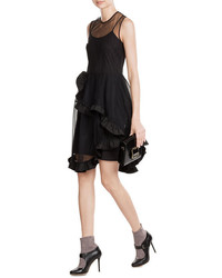 Simone Rocha Dress With Sheer Ruffled Tulle Overlay