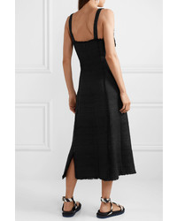 Proenza Schouler Ruffled Tweed Midi Dress
