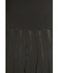 Valentino Ruffle Skirt Wool Knit Dress