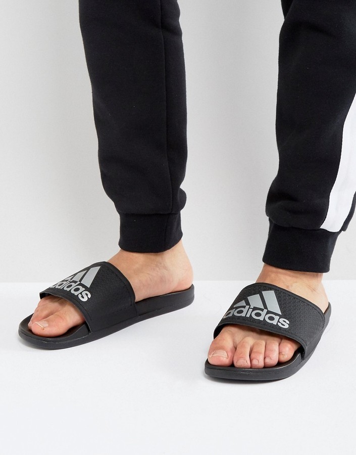 adidas Adilette Cf Sliders In Black S79352, $35 | Asos | Lookastic