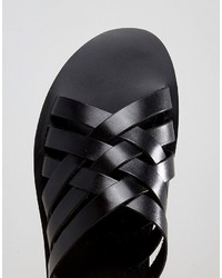 Aldo Badino Weave Strap Sandals