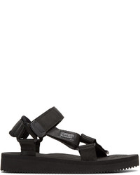 Suicoke Black Depa Classic Sandals