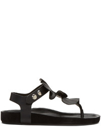 Isabel Marant Black Leakey Sandals